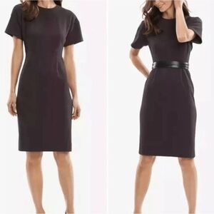 MM LaFleur Gayle Dress Chevron Stripe Fig 8